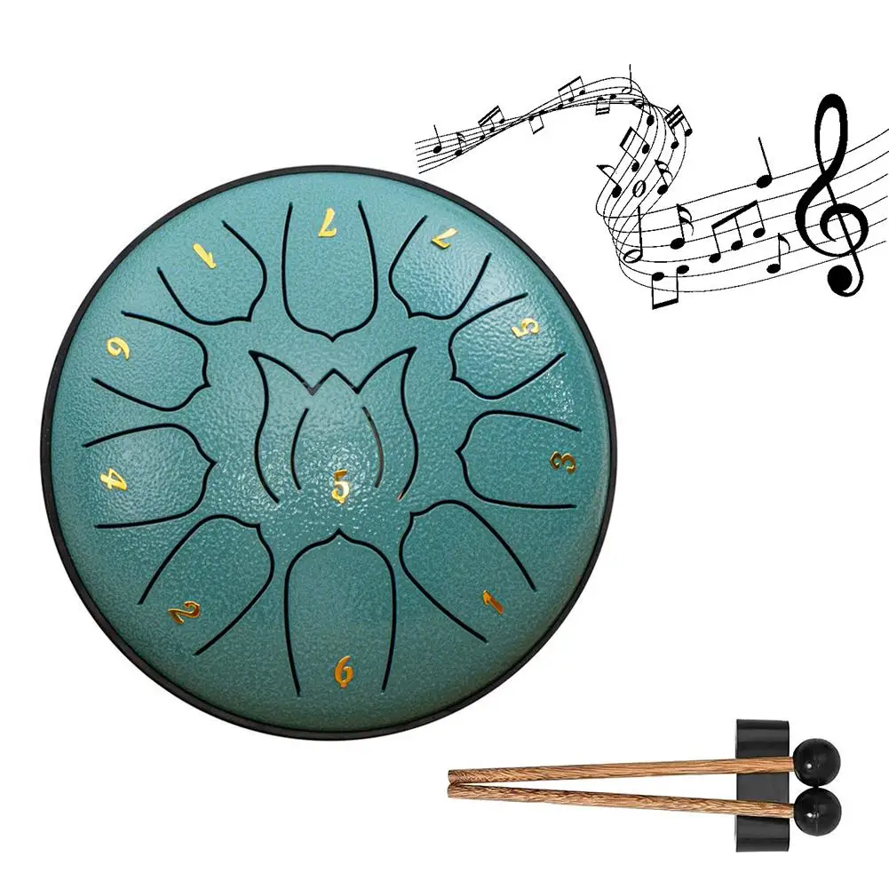 6-дюймовый 12-тоновый ВОЛШЕБНЫЙ БАРАБАН стальной дождь барабан для наружного сада