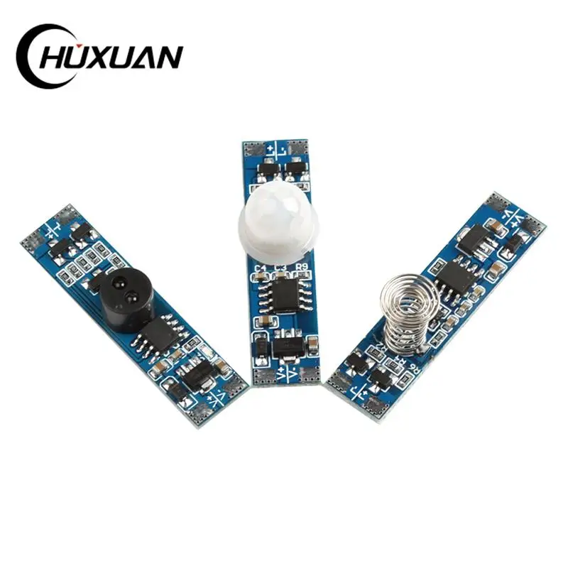 

1pc Induction Module 5v 12v 24v 4A Turn On/off Dimmable Touchless Ir Hand Sweep Wave Wardobe Cabinet PIR Induction Sensor Switch