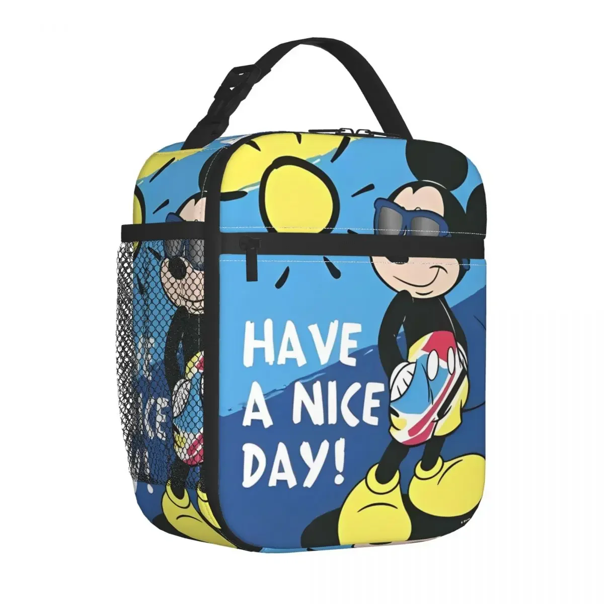 Сумка Для Обеда С Микки Маусом Изолированная Сумка-тоут Функцией Кулера