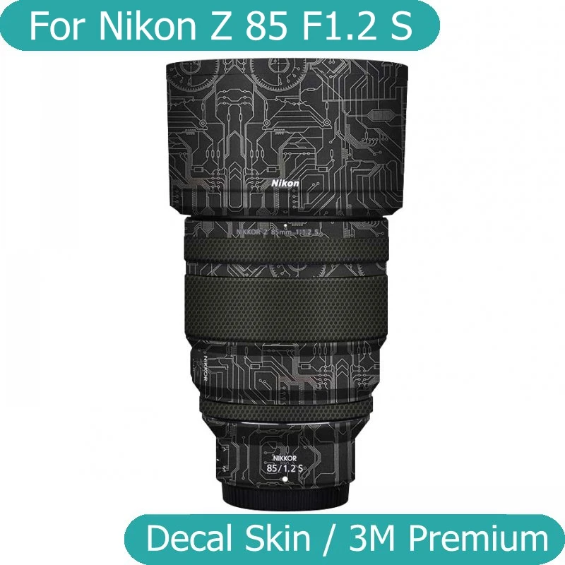 

Виниловая пленка для Nikon Z 85 мм F1.2 S, защитное покрытие для объектива камеры NIKKOR 85 1,2 F/1,2 F/1,2 S