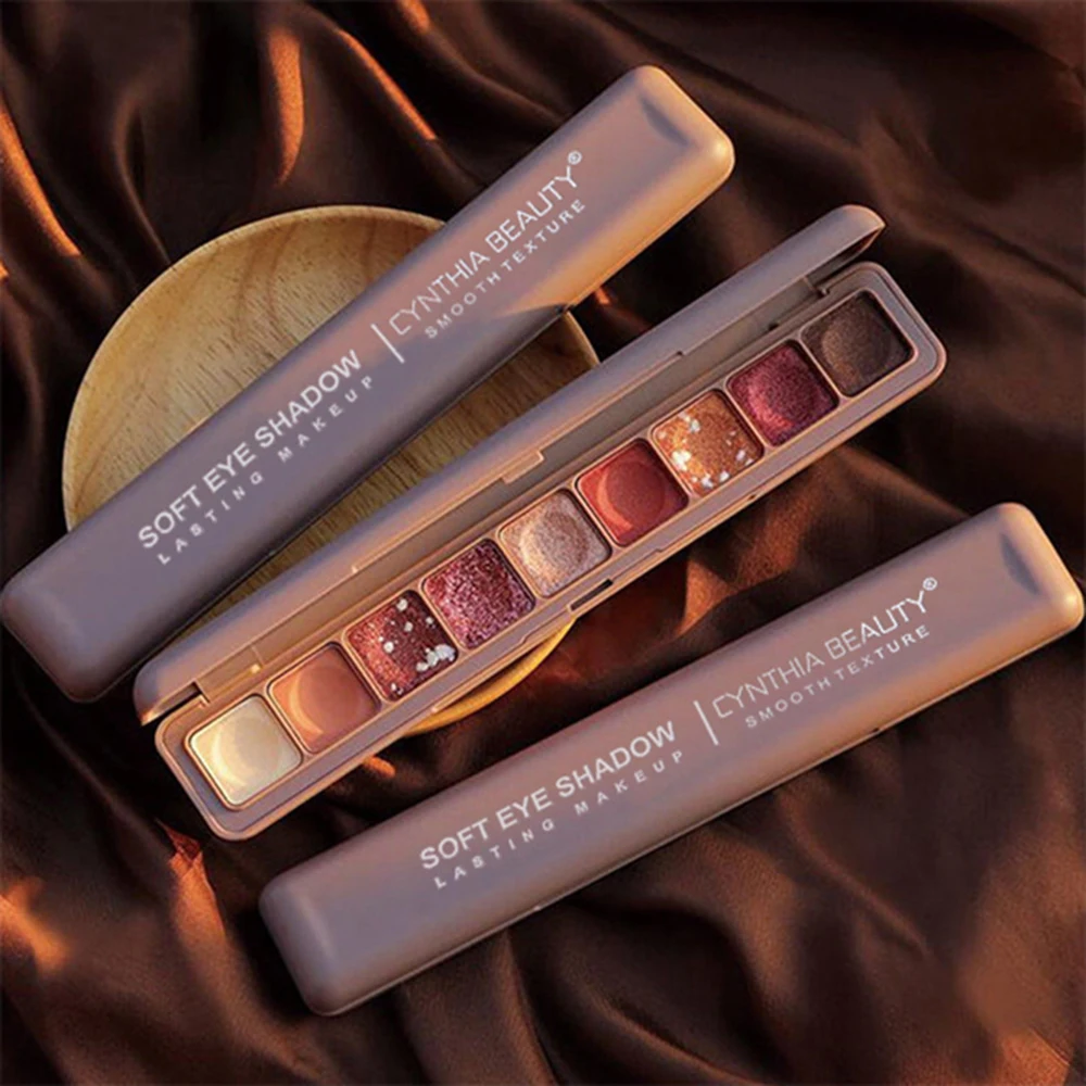 

Палитра теней для век Sdattor 9 цветов кончики пальцев 9 цветов Палитра теней для век матовые блестящие пайетки сценический макияж блестящие тени для век Ke