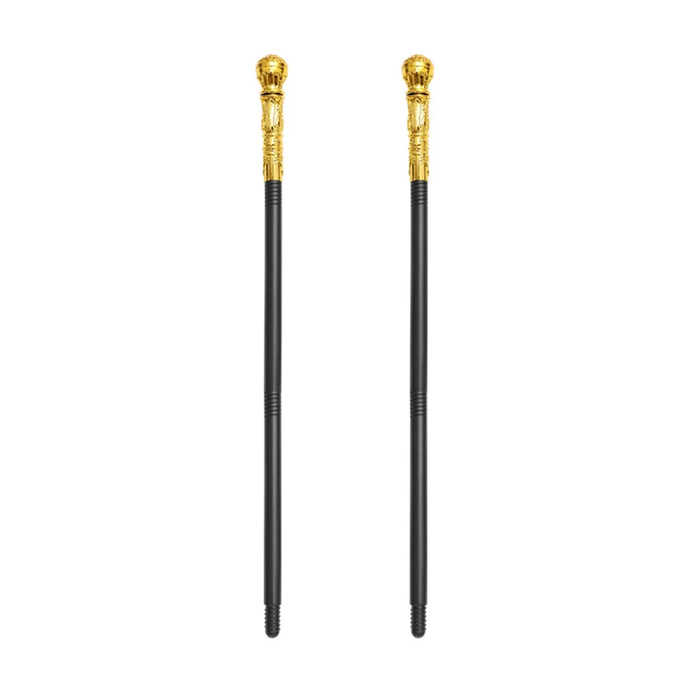 

2 Pcs Prop Stick Dress Kids King Cosplay Mace Party Scepters Performance Walking Plastic Egyptian Pharaoh Supplies Child