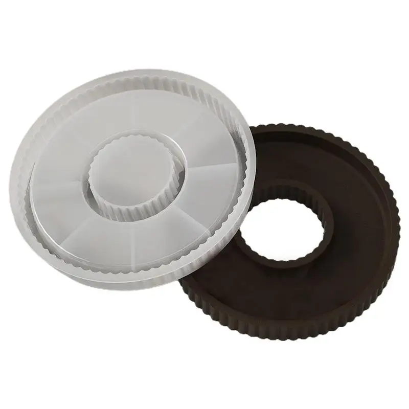 

Silicone Resin Dish Mold portable Mirror Tray Dish Crystal Epoxy Resin Mold Fruit Disc Tea Plate Tabletop Coaster Making Molds