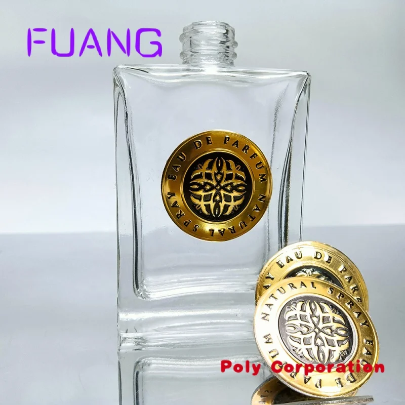 Customized luxury logo collection metal perfume private bottle label with embossed debossed finished