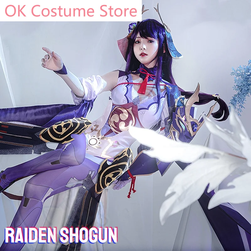 Игровой костюм для косплея Genshin Impact Raiden Shogun босса No Inazuma Tono с париком