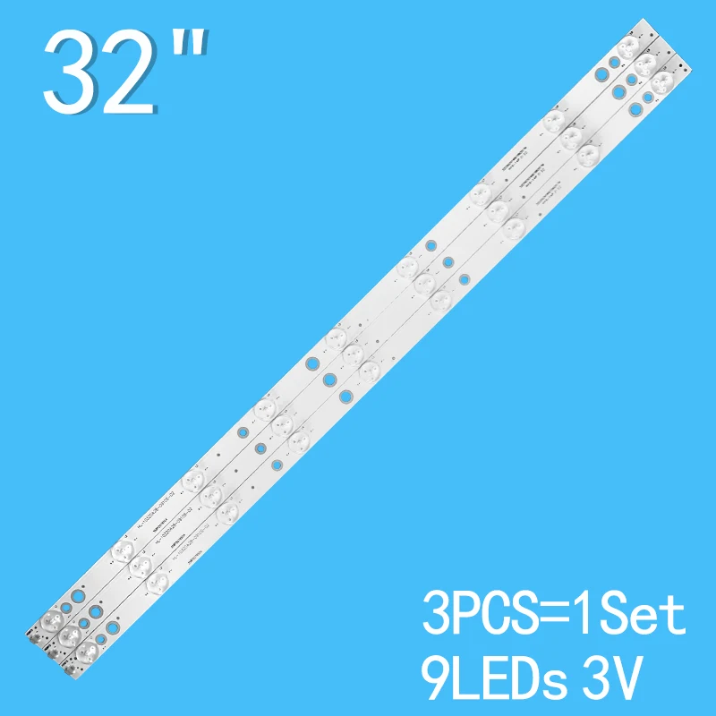 3 шт. 609 мм для Orfey 32LD101 AKAI LEA-32B49P HD32-D2 подсветка телевизора