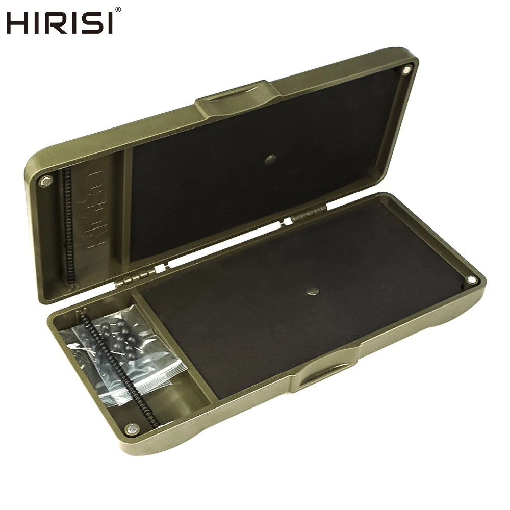 Фото Hirisi карповый рыболовный крючок Link Rig кошелек коробка для снастей Zig Chod жесткий ящик для хранения снастей для ловли карпа оборудование №1