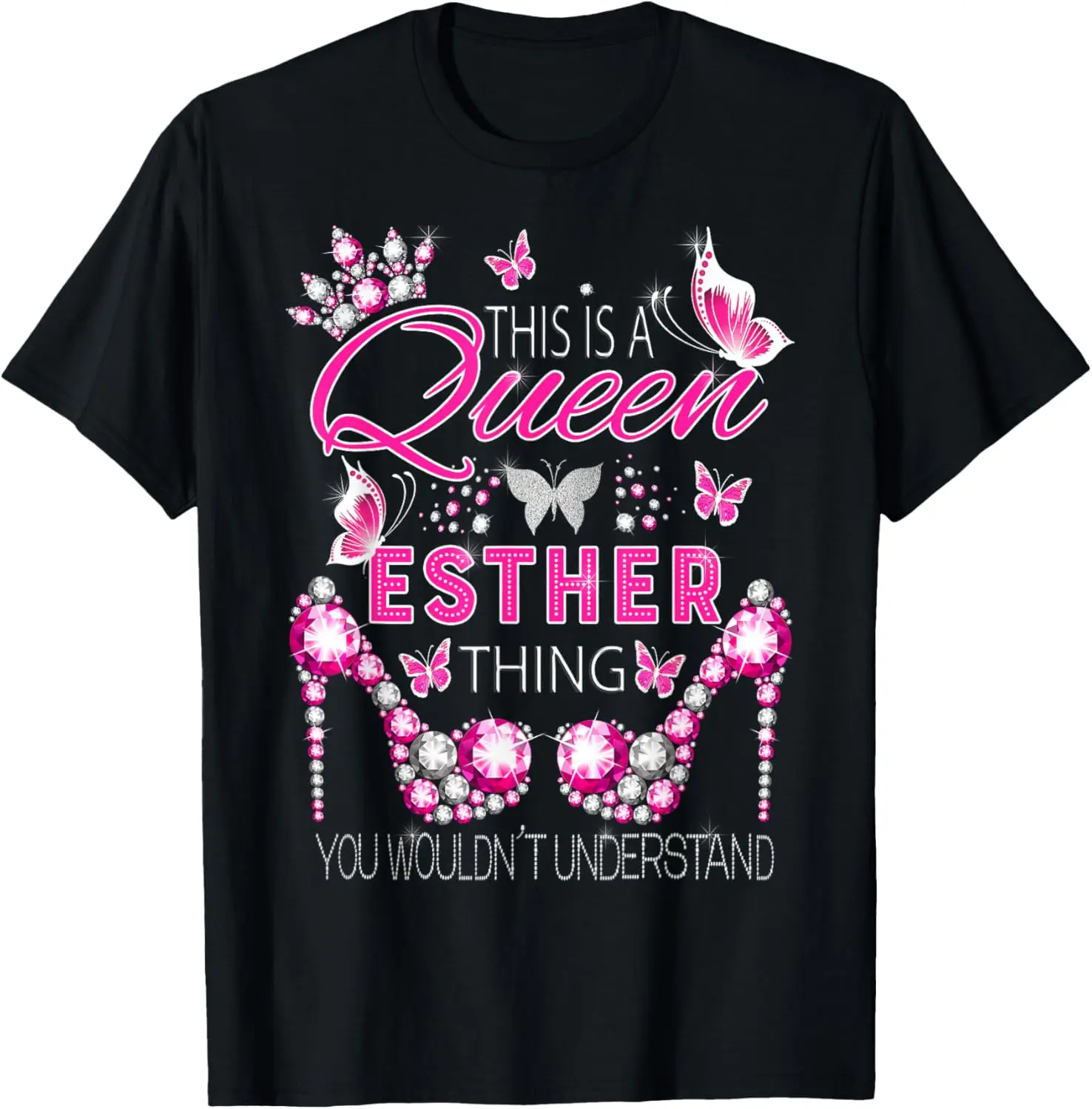 Футболка Эстерская вещь с персонализированным именем Это королева на день