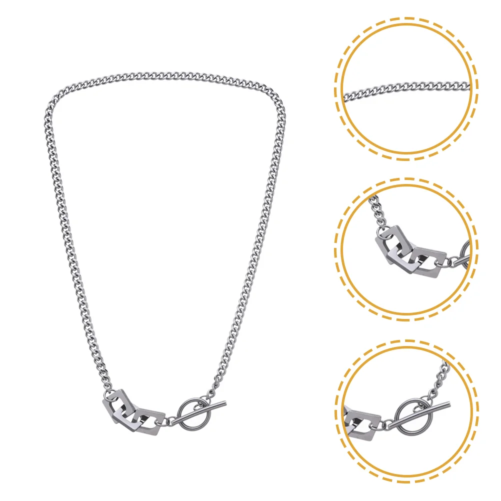 

Toggle Necklace Choker Necklaces for Girls Choker Men Statement Necklace
