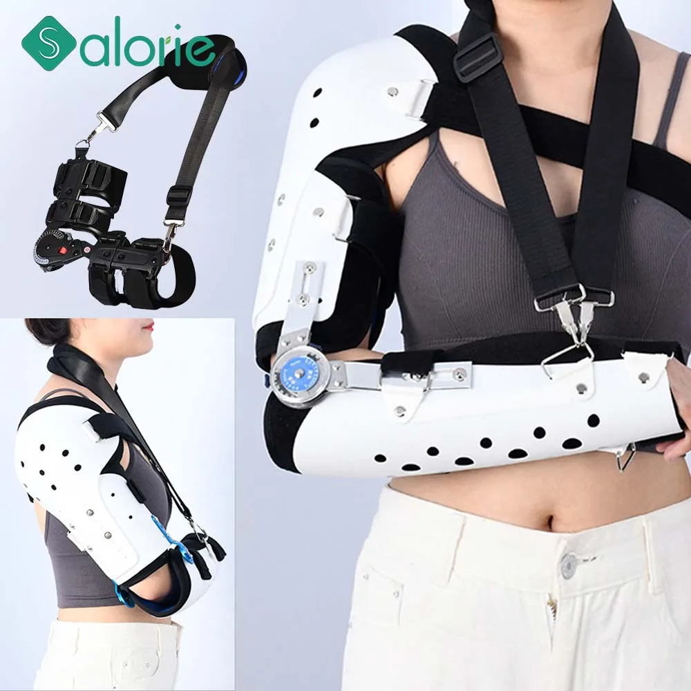 

Elbow Support Brace Rehabilitation Adjustable Arm Injury Recovery Brace Stabilizer with Sling Elbow Shoulder Fracture Fixation