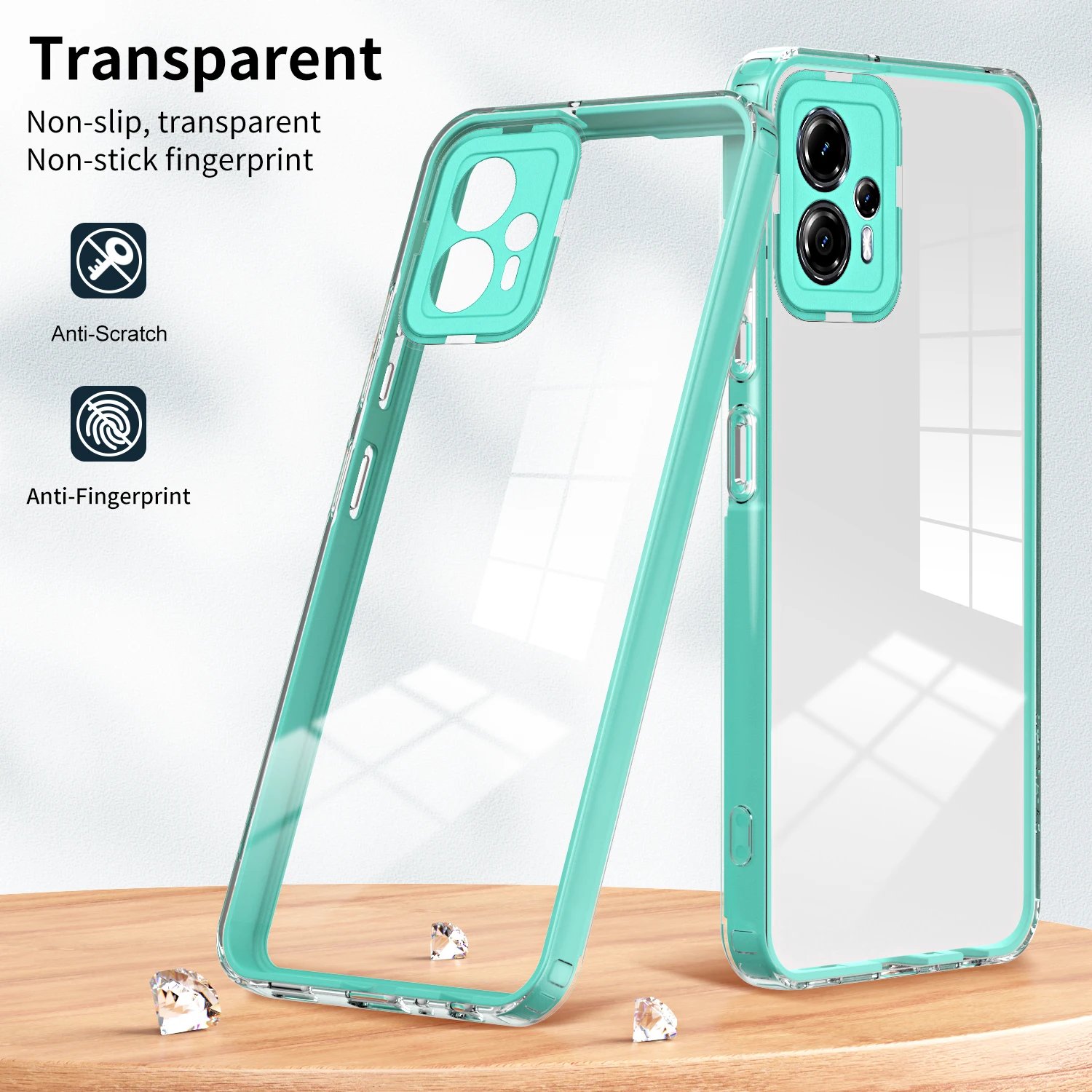 

3 IN 1 Frame Clear Case for Motorola Moto G13 Luxury Armor Shockproof Soft Silicone Edges Hard Phone Cover MotoG13 MotorolaG13