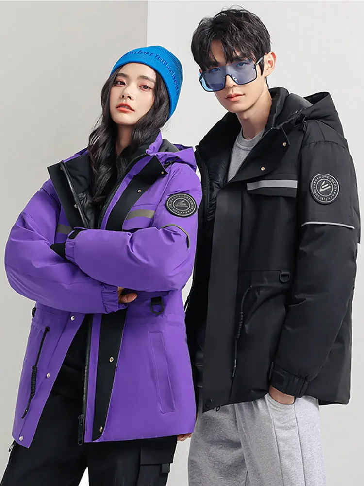 

Heated Jacket Cargo Women Warmthtm Windproof Sportswear Fashion Couple Hiking Coats Thick Windbreaker Waterproof Winter Outdoor