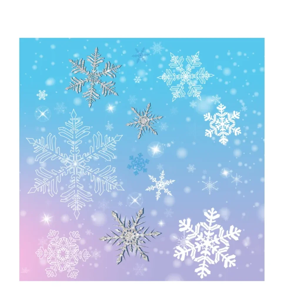 Набор Одноразовой Посуды Для Вечеринок На Тему hollow Heart Со Снежинками —