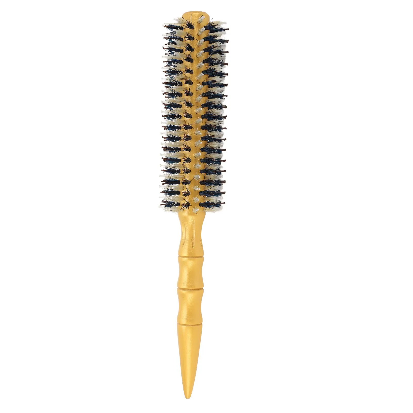 

Round Hair Brush Wooden Handle Curling Round Brush Imitation Bristle Nylon Hair Styling Tool for Straightening for Home Travel