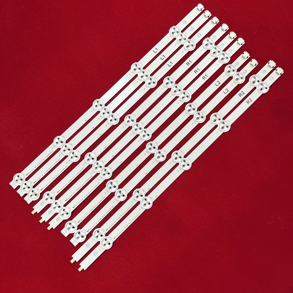 8 комплектов = 80 шт. светодиодный комплект 10 R1 L1 R2 L2 Светодиодная лента Идеальная