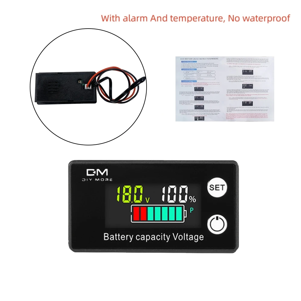 

Вольтметр Aideepen DC 8-100V 6133A