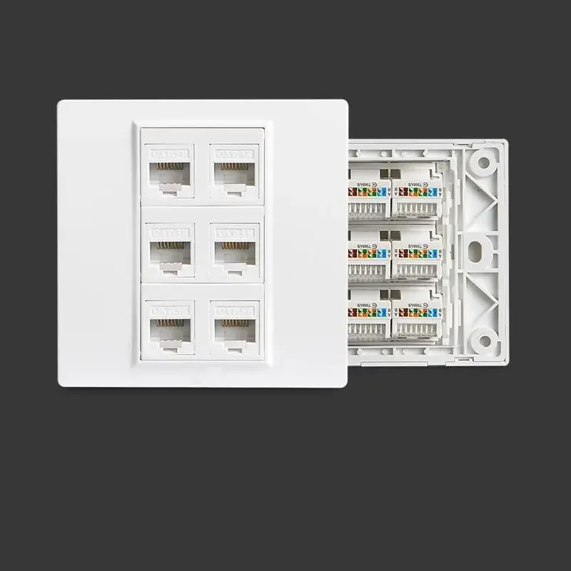 

Depo Guye WL серое настенное гнездо RJ45