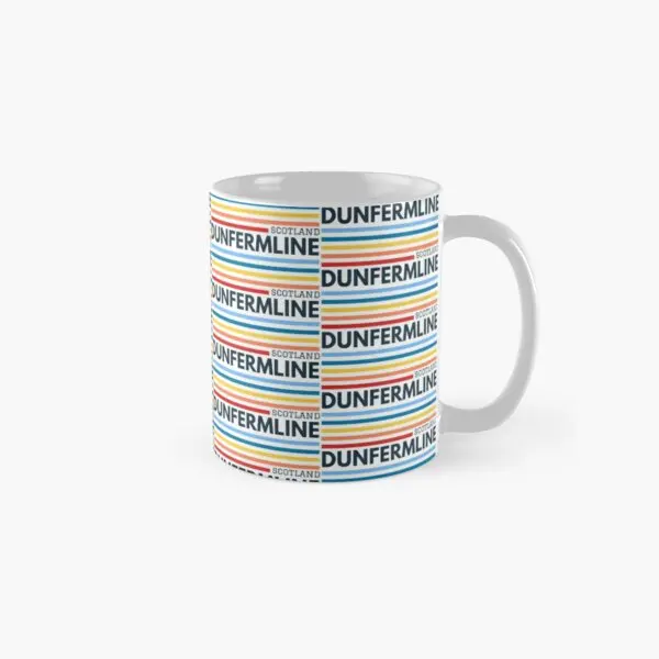 Классическая кружка Dunfermline с ручкой в виде города Шотландии круглая чашка
