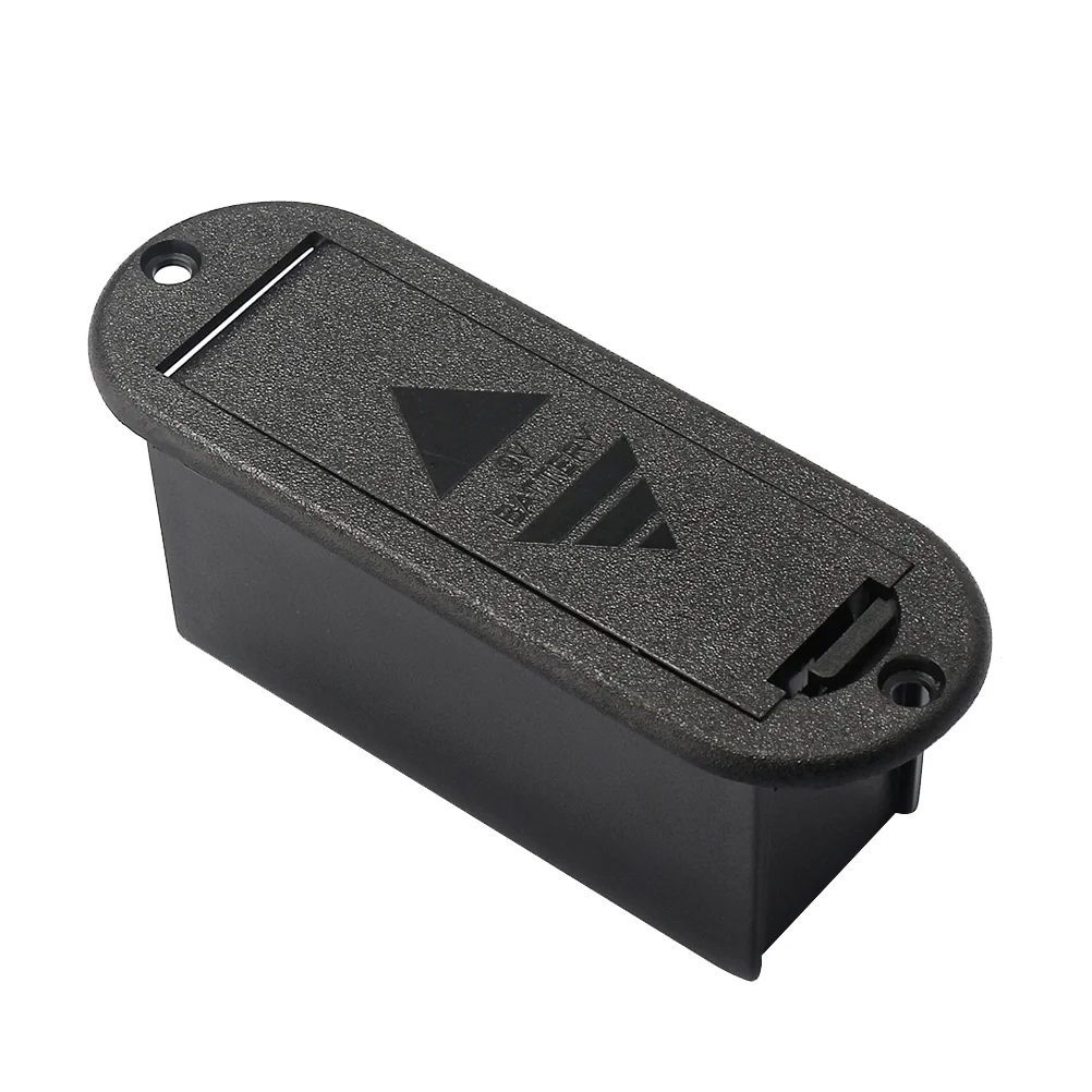 

Guitar Pickup 9V Holder Case Cover Storage Box ( Black )
