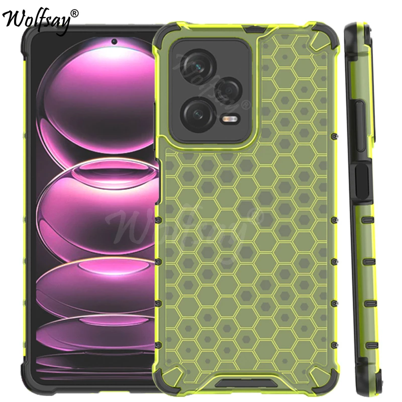 

Прозрачный чехол для Redmi Note 12 Pro, строительный чехол с Сотами для Redmi Note 12 Pro, чехол для Redmi Note 12 11 Pro Plus 5G