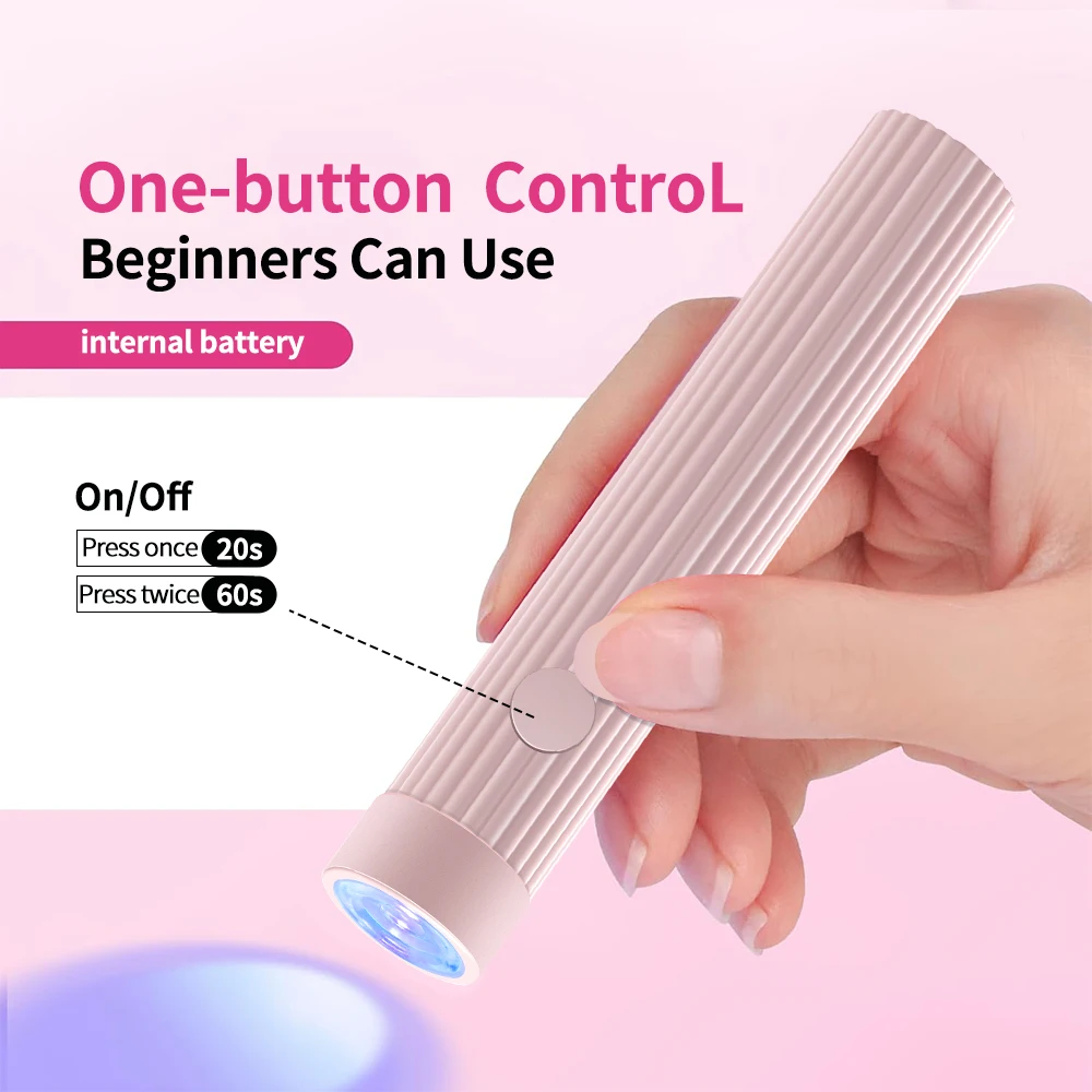 YIKOOLIN портативная перезаряжаемая УФ-сушилка для ногтей мини-лампа НЛО