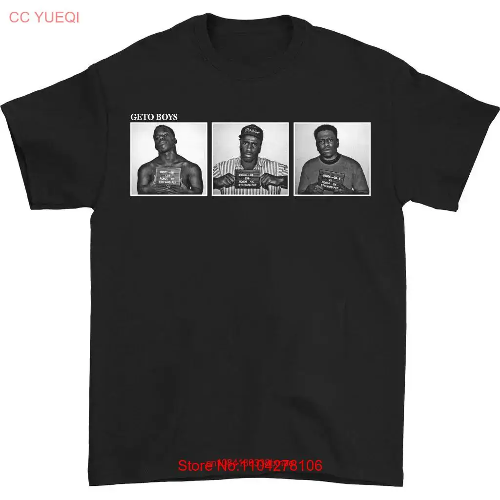 Футболка Geto Boys Rapper черная все размеры от S до 5Xl Q675 с длинными или короткими
