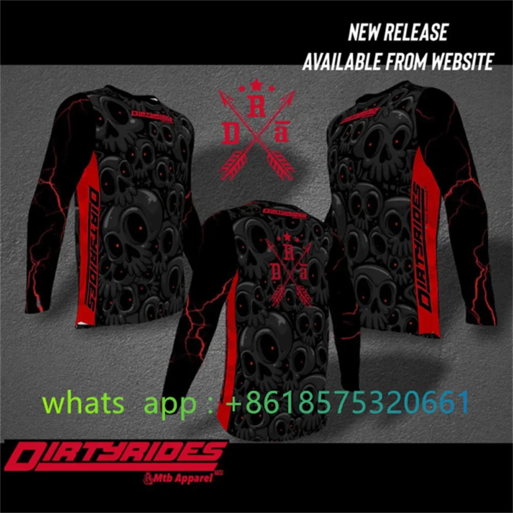 Мужская Трикотажная быстросохнущая рубашка для езды на велосипеде