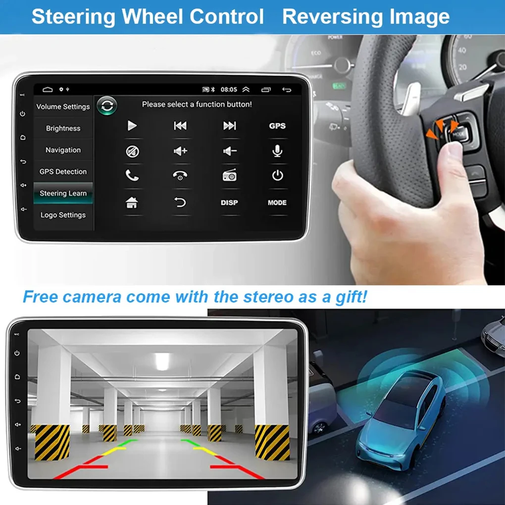 9-дюймовый Android 13.0 автомобильный радиоприемник стерео GPS навигация WIFI для Apple Carplay