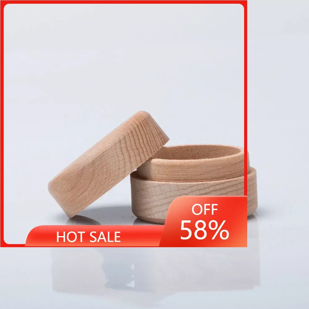 

Small Round Wooden Storage Box Handmade Jewelry Organizer Soap Crafts Case Vintage Decorative Natural Craft Jewelry Box