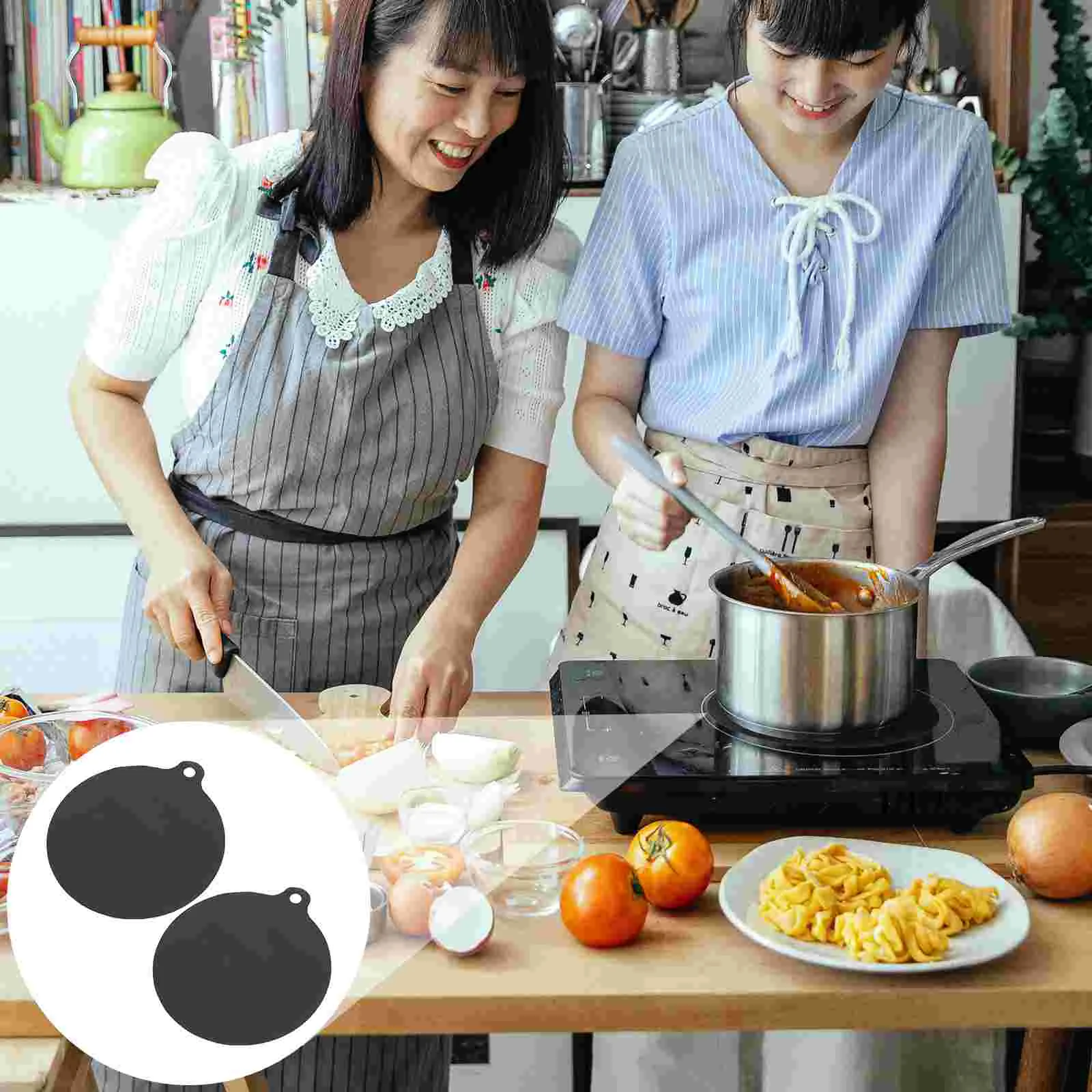 Силиконовый коврик для индукционной плиты термостойкий защитный столешницы