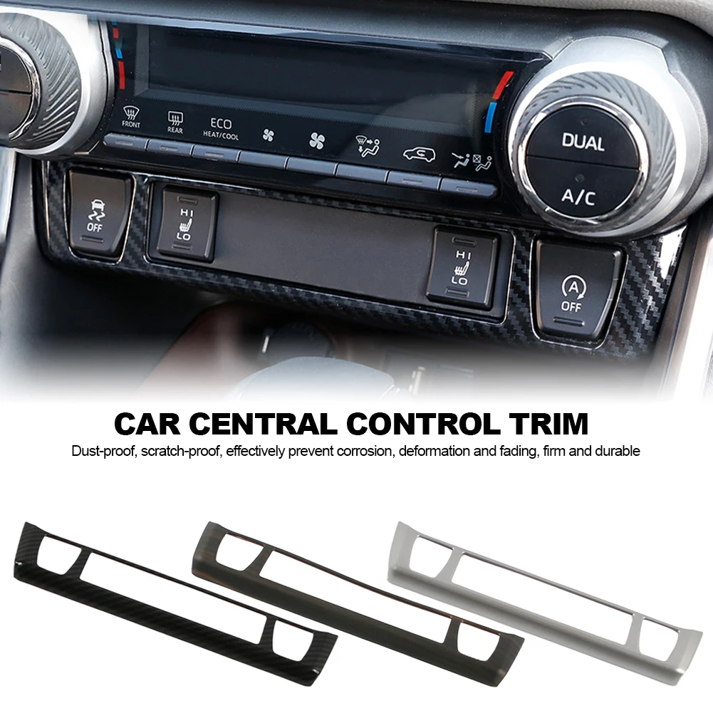 

Car Central Control Trim Panel Cover Seat Heat Button Frame Car Accessories for Toyota RAV4 XA50 2019 2020 2021 2022 RAV 4 XA 50