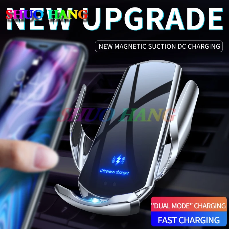 

30W Car Wireless Charger Magnetic Automatic Car Mount Phone Holder For iPhone Samsung Xiaomi Infrared Induction QI Fast Charging