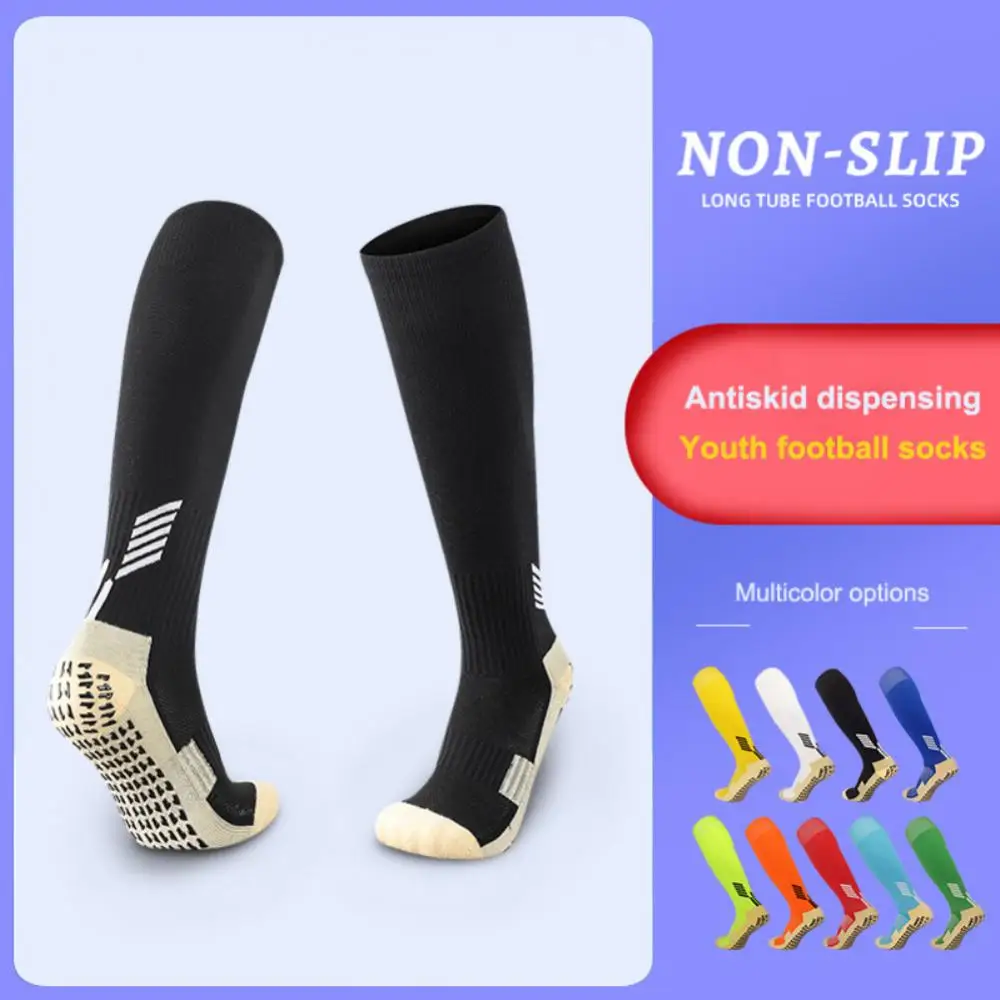 Football Soccer Socks Professional New Sports Socks Breathable Non-slip Student Stockings Outdoor Gym Sports Over Knee High Sock