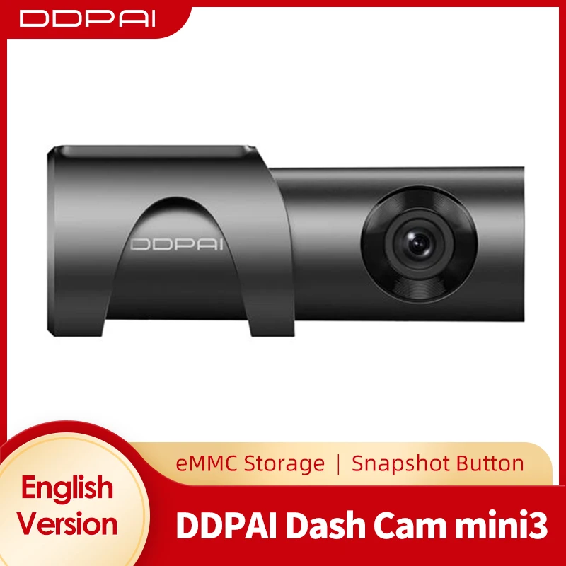 Видеорегистратор DDPAI Mini3, 1600P, Full HD, Wi-Fi, 32 ГБ