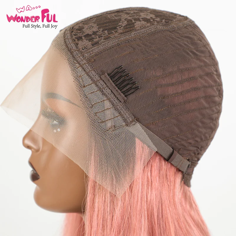 Парики прямые из натуральных волос 180% плотности для косплея