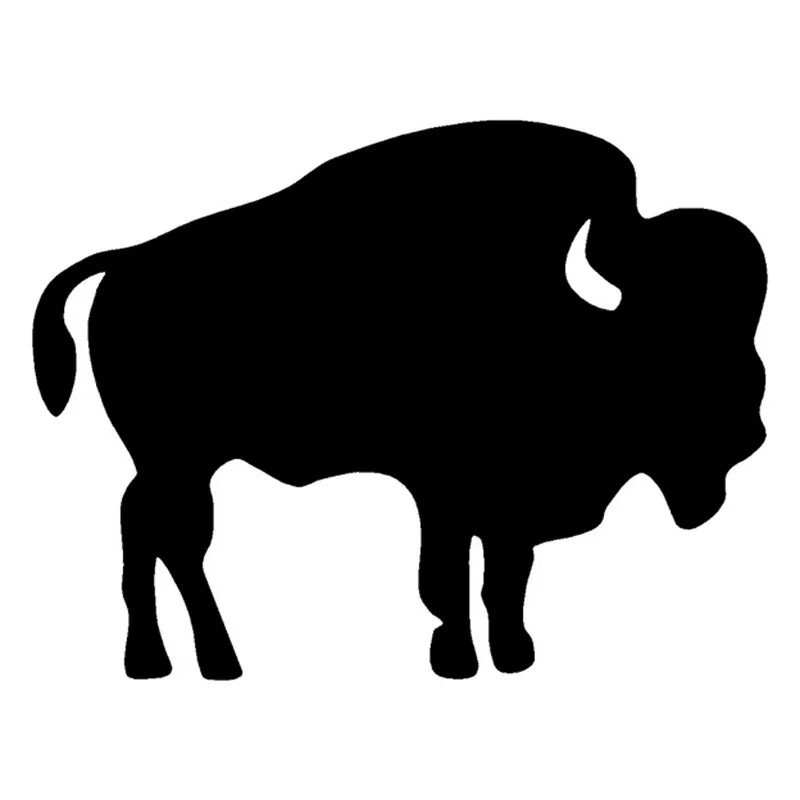 

LLY-2354 Strong Bull Silhouette Modeling Personality Car Stickers PVC Hot Selling Auto Window Bumper Waterproof Quality Decals