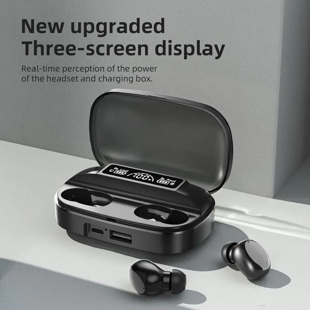 

Bluetooth-гарнитура T16, беспроводные наушники-вкладыши 5,1, спортивные наушники с зарядкой, игровая Bluetooth-гарнитура TWS