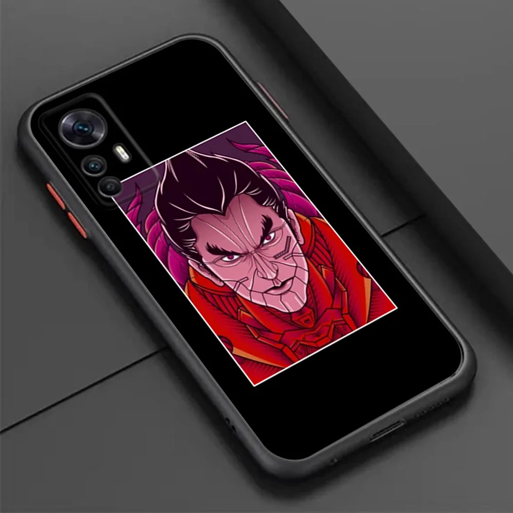 Чехол для телефона Xiaomi Redmi 9T Note 10 9 8 8t 9s 7 10s Pro 9a 9c 10a 10c 10t Note9 4G 5G TEKKEN Power Matte Translucent Cover