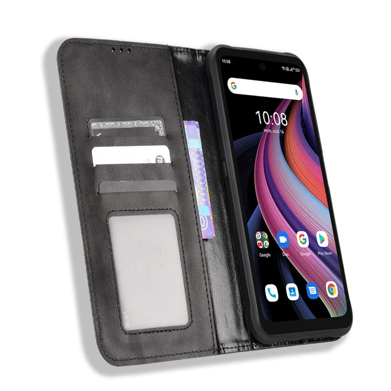 Чехол для UMIDIGI Bison GT2 Женский кожаный магнитный чехол в стиле ретро подходит Pro