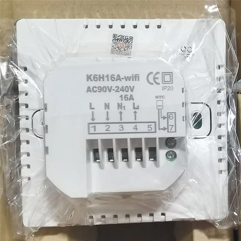 Фото WIFI граффити сенсорный экран нагревательный термостат умный термостат WIFI черный 3A сантехника/настенный подвесной котел прочный простой в использовании-AB №5