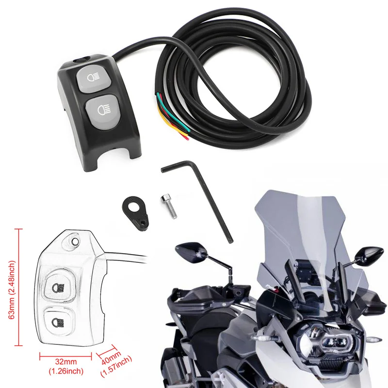 R1200GS R1250GS / ADV Motorcycle Handle Fog Light Switch Control push-buttons For BMW F850GS F750GS F750 F850 GS R 1200 GS