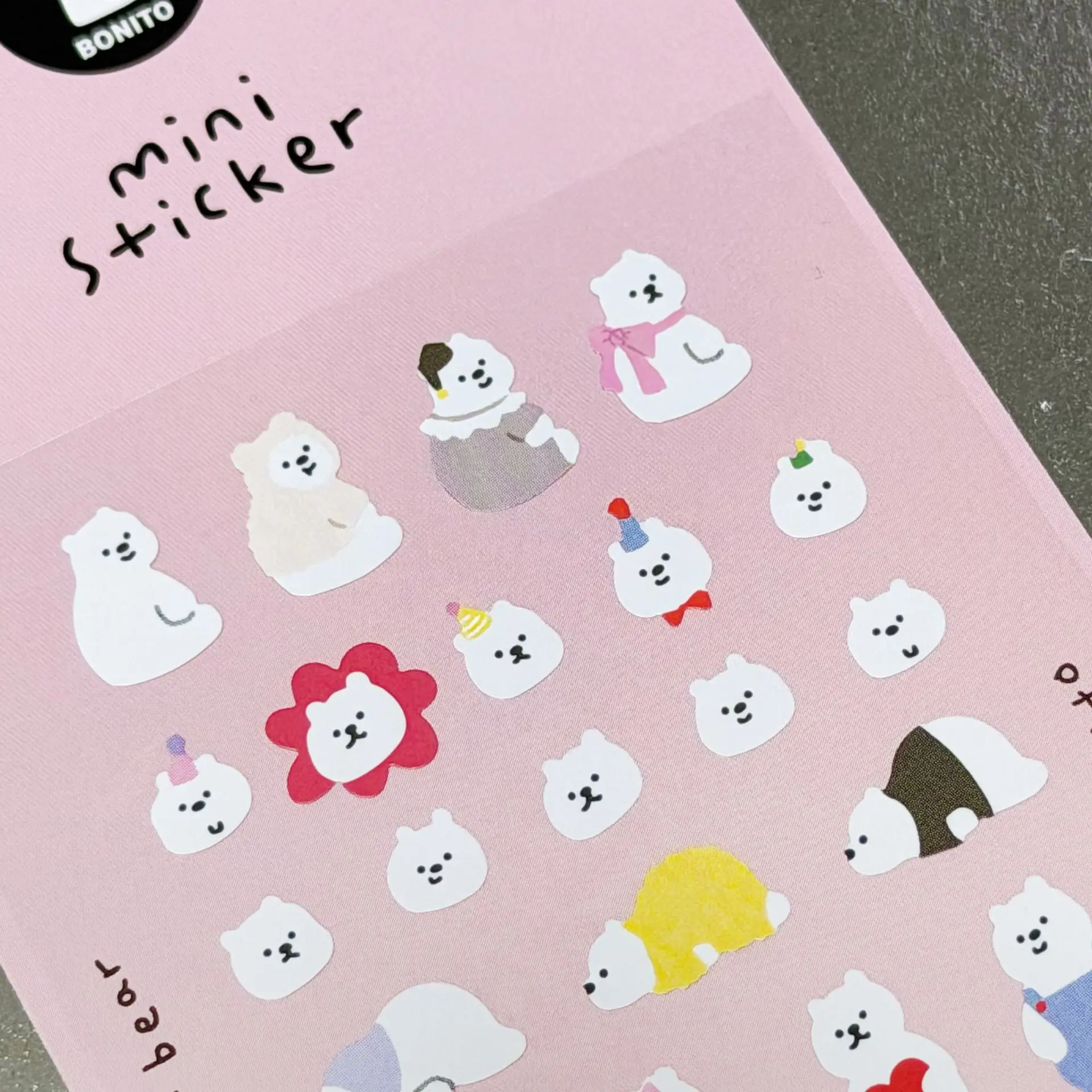 Фото Корейские стикеры BONITO Cute Mini Series с рисунками еды, улыбающихся лиц и кофейных чашек для скрапбукинга, тематические наклейки, материалы для рукоделия DIY №3