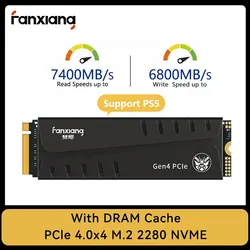 Ssd-Накопитель FANXIANG, NVMe PCIe 4,0 (1 и 2 тб) и скоростью записи/чтения до: 6800 и 7400 Мб/с Ssd-Накопитель FANXIANG, NVMe PCIe 4,0 (1 и 2 тб) и скоростью записи/чтения до: 6800 и 7400 Мб/с