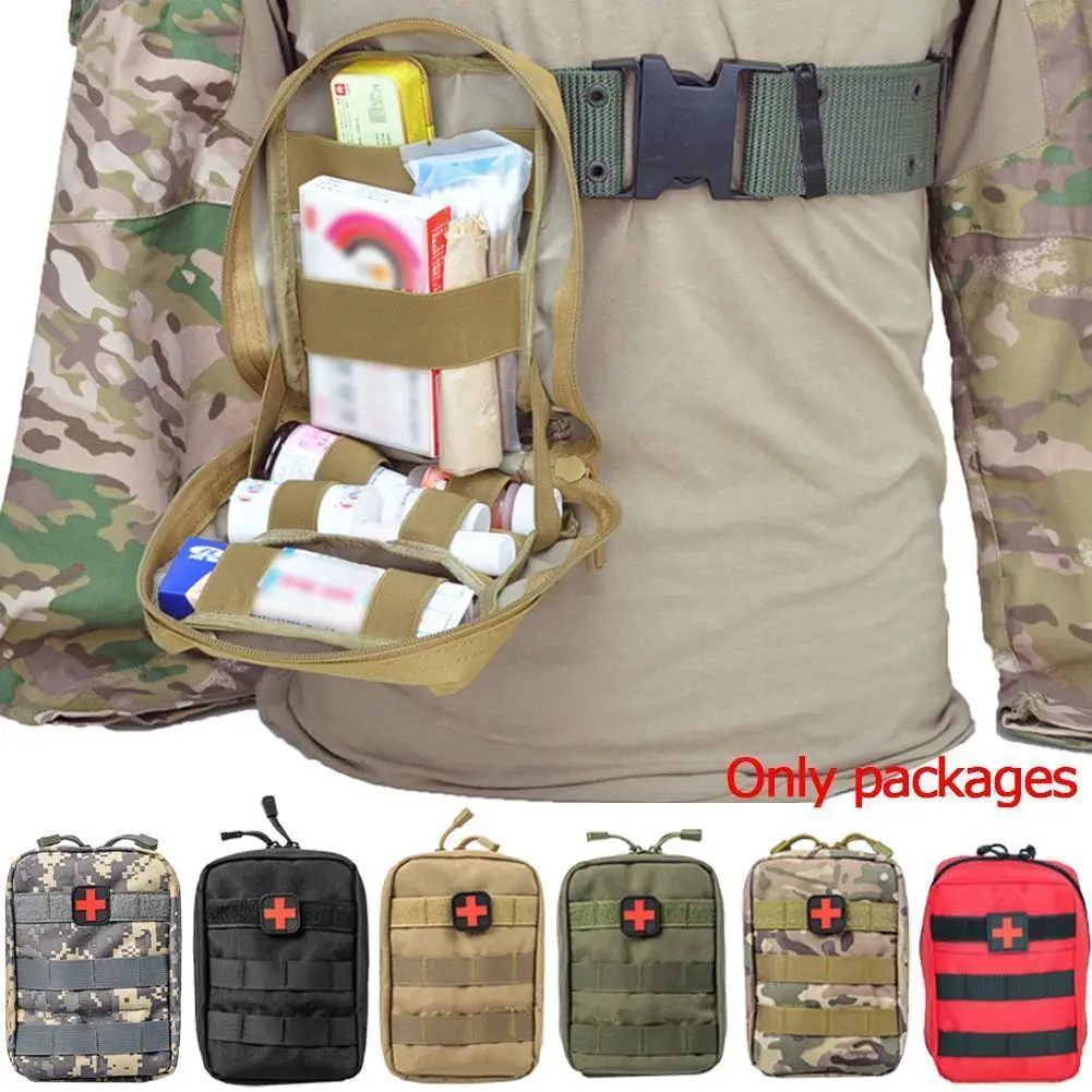 

Army Medical Kit Hunting Waist Bag Tactical Waist Bag Gear Molle First Outdoor Aid Survival Sos Pouch Bag Survival E9l5