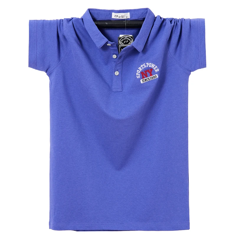 

New Men's Polo Shirts High Quality Summer Embroidered Polo Shirts for Men Business Casual Cotton Short Sleeve Men's Polo Shirt