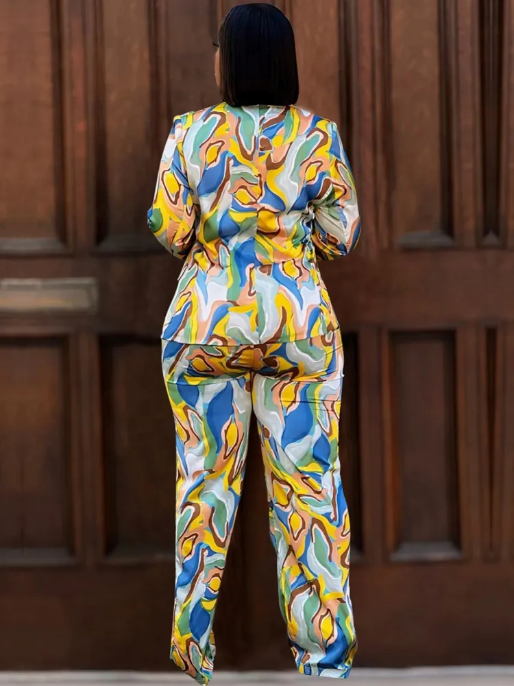 Женские комплекты из 2 предметов Осень-зима 2024 блейзер с длинным рукавом и