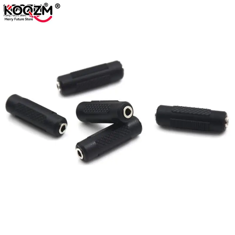 

3.5mm Female To 3.5 mm Nickel-plated Female Audio Adapter Stereo Jack Coupler Extender Connector for Earphone