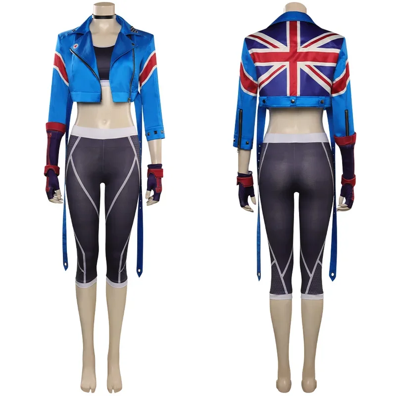 Костюм для косплея из игры истребитель 6 Cammy Jamie Chunli Manon пальто брюки женские