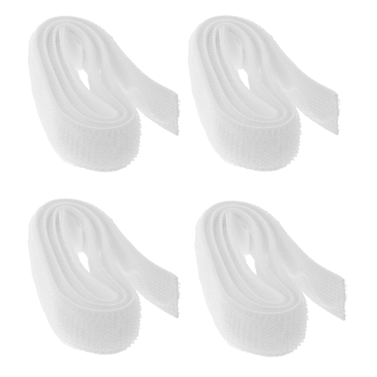 

4Pcs Elastic Catheter Wrap Holders Practical Catheter Strap Tapes (White)