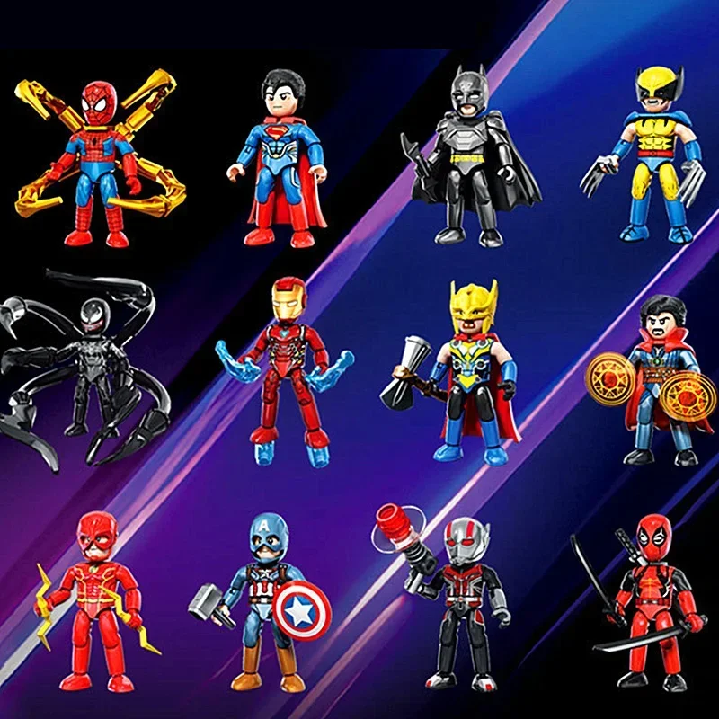 Miniso Marvel Росомаха Дэдпул Железный человек Веном Мстители Тор Человек-Паук